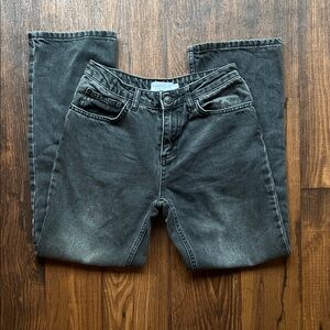 Sincerely Jules Charcoal Cropped Jeans • Mid-Rise